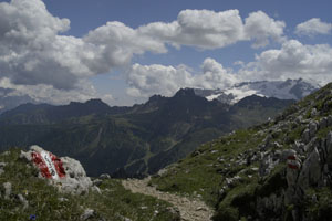 Eindr&uuml;cke auf dem Weg von westen nach Osten durch die Dolomiten